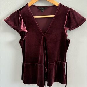 Velvet blouse